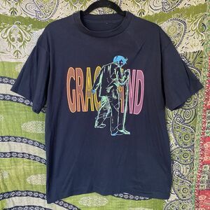 Vintage 1980's Graceland Tennesee Black T-Shirt Size Large